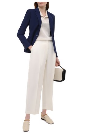Женский шерстяной жакет RALPH LAUREN темно-синего цвета по цене 172500 руб., арт. 290840100 | Фото 2 Женский шерстяной жакет RALPH LAUREN темно-синего цвета, арт. 290840100 | Фото 2
