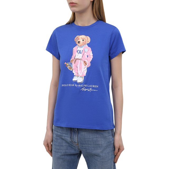 фото Хлопковая футболка polo ralph lauren