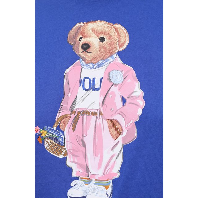 фото Хлопковая футболка polo ralph lauren