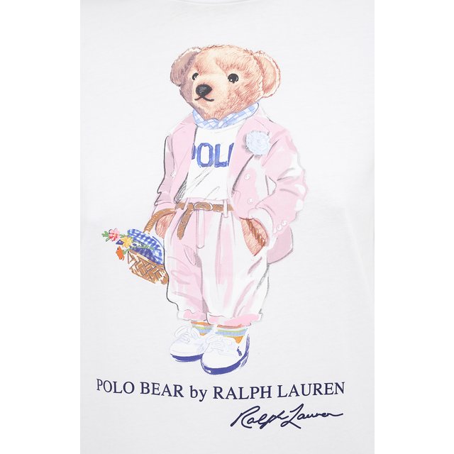 фото Хлопковая футболка polo ralph lauren