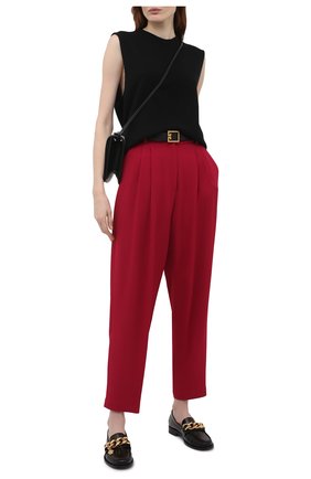 Женские брюки из вискозы DOLCE & GABBANA розового цвета по цене 96450 руб., арт. FTB10T/FURDV | Фото 2 Женские брюки из вискозы DOLCE & GABBANA розового цвета, арт. FTB10T/FURDV | Фото 2 (Материал внешний: Синтетический материал, Вискоза; Силуэт Ж (брюки и джинсы): Прямые; Стили: Романтичный; Женское Кросс-КТ: Брюки-одежда; Длина (брюки, джинсы): Укороченные; Региональные ограничения белый список (Axapta Mercury): RU)