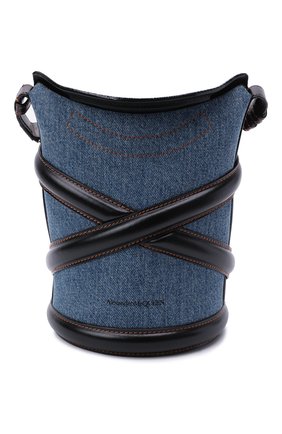 Женская сумка curve small ALEXANDER MCQUEEN синего цвета по цене 114500 руб., арт. 656467/1YB50 | Фото 1 Женская сумка curve small ALEXANDER MCQUEEN синего цвета, арт. 656467/1YB50 | Фото 1