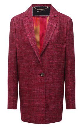 Женский шелковый жакет KITON темно-розового цвета по цене 317500 руб., арт. D49531K09T19 | Фото 1 Женский шелковый жакет KITON темно-розового цвета, арт. D49531K09T19 | Фото 1 (Женское Кросс-КТ: Жакет-одежда; Материал внешний: Шелк; Рукава: Длинные; 1-2-бортные: Однобортные; Материал подклада: Шелк; Длина (для топов): Удлиненные; Случай: Повседневный; Стили: Романтичный)