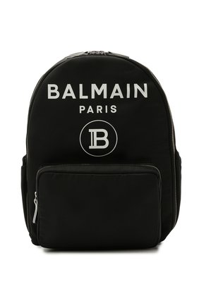 Детская рюкзак BALMAIN черного цвета по цене 52800 руб., арт. 6M0918 | Фото 1 Детская рюкзак BALMAIN черного цвета, арт. 6M0918 | Фото 1
