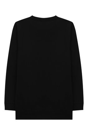 Детская хлопковый лонгслив BALMAIN черного цвета по цене 19950 руб., арт. 6O8530 | Фото 2 Детская хлопковый лонгслив BALMAIN черного цвета, арт. 6O8530 | Фото 2