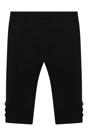 Детские хлопковые брюки BALMAIN черного цвета по цене 22750 руб., арт. 6O6830 | Фото 2 Детские хлопковые брюки BALMAIN черного цвета, арт. 6O6830 | Фото 2 (Материал внешний: Хлопок; Ростовка одежда: 12 мес | 80 см, 18 мес | 86 см, 24 мес | 92 см, 36 мес | 98 см)