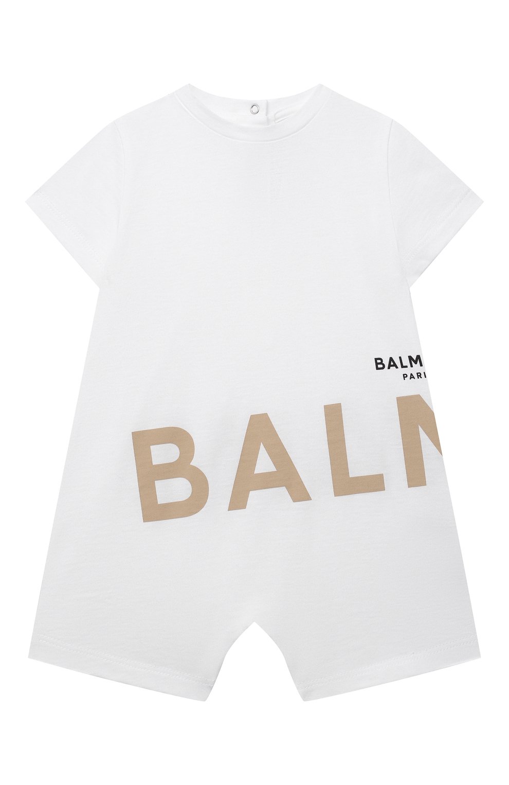 Детское компект из трех предметов BALMAIN белого цвета по цене 32500 руб., арт. 6O8A31 | Фото 2 Детское компект из трех предметов BALMAIN белого цвета, арт. 6O8A31 | Фото 2