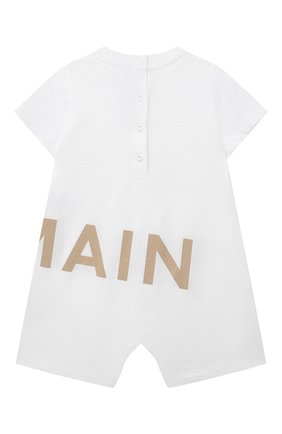 Детское компект из трех предметов BALMAIN белого цвета по цене 32500 руб., арт. 6O8A31 | Фото 3 Детское компект из трех предметов BALMAIN белого цвета, арт. 6O8A31 | Фото 3