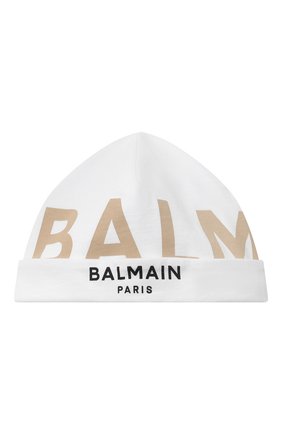Детское компект из трех предметов BALMAIN белого цвета по цене 32500 руб., арт. 6O8A31 | Фото 6 Детское компект из трех предметов BALMAIN белого цвета, арт. 6O8A31 | Фото 6