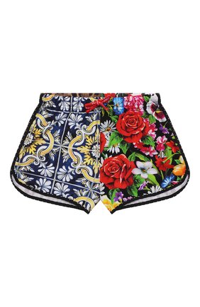 Детские плавки-шорты DOLCE & GABBANA разноцветного цвета по цене 12550 руб., арт. L5JQ51/G7YMR/2-6 | Фото 1 Детские плавки-шорты DOLCE & GABBANA разноцветного цвета, арт. L5JQ51/G7YMR/2-6 | Фото 1