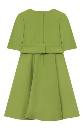 Детское платье DOLCE & GABBANA зеленого цвета по цене 30950 руб., арт. L52DS3/FURDV/2-6 | Фото 2 Детское платье DOLCE & GABBANA зеленого цвета, арт. L52DS3/FURDV/2-6 | Фото 2 (Материал внешний: Вискоза, Синтетический материал; Материал подклада: Вискоза; Рукава: Короткие; Девочки Кросс-КТ: Платье-одежда; Ростовка одежда: 2 года | 92 см, 3 года | 98 см, 4 года | 104 см, 5 лет | 110 см, 6 лет | 116 см)