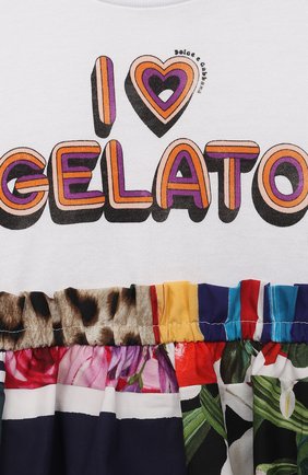 Женский комплект из платья и шорт DOLCE & GABBANA разноцветного цвета по цене 34150 руб., арт. L2JD2L/G7YPG | Фото 3 Женский комплект из платья и шорт DOLCE & GABBANA разноцветного цвета, арт. L2JD2L/G7YPG | Фото 3