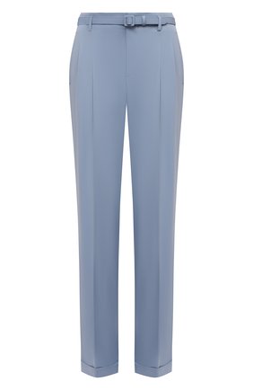 Женские шерстяные брюки RALPH LAUREN голубого цвета по цене 109000 руб., арт. 290840158 | Фото 1 Женские шерстяные брюки RALPH LAUREN голубого цвета, арт. 290840158 | Фото 1 (Длина (брюки, джинсы): Удлиненные; Силуэт Ж (брюки и джинсы): Прямые; Материал внешний: Шерсть; Стили: Романтичный; Женское Кросс-КТ: Брюки-одежда)