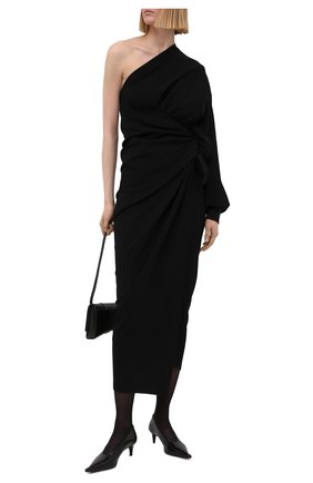Женское платье из вискозы BALENCIAGA черного цвета по цене 137000 руб., арт. 659074/TJV02 | Фото 2 Женское платье из вискозы BALENCIAGA черного цвета, арт. 659074/TJV02 | Фото 2