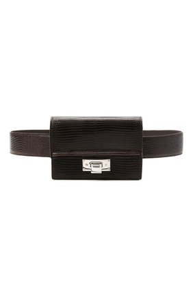 Женская поясная сумка hinge RALPH LAUREN темно-коричневого цвета по цене 38450 руб., арт. 408841263 | Фото 1 Женская поясная сумка hinge RALPH LAUREN темно-коричневого цвета, арт. 408841263 | Фото 1 (Стили: Классический; Размер: mini; Материал: Натуральная кожа)