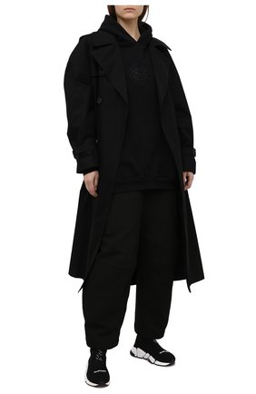 Женский хлопковое худи BALENCIAGA черного цвета по цене 74450 руб., арт. 620947/TKV72 | Фото 2 Женский хлопковое худи BALENCIAGA черного цвета, арт. 620947/TKV72 | Фото 2