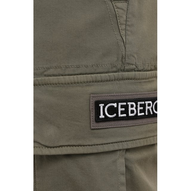 фото Хлопковые брюки-карго iceberg