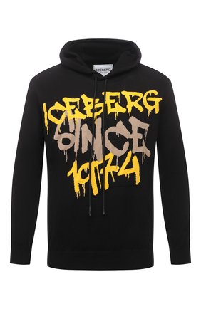 Мужской хлопковое худи ICEBERG черного цвета по цене 29950 руб., арт. 21E I1P0/A011/7633 | Фото 1 Мужской хлопковое худи ICEBERG черного цвета, арт. 21E I1P0/A011/7633 | Фото 1
