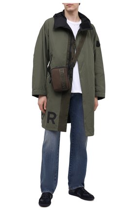 Мужская текстильная сумка detour MONCLER хаки цвета по цене 53700 руб., арт. G1-09A-5L700-00-549ZM | Фото 2 Мужская текстильная сумка detour MONCLER хаки цвета, арт. G1-09A-5L700-00-549ZM | Фото 2 (Материал: Текстиль; Ремень/цепочка: На ремешке)