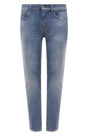 Мужские джинсы 7 FOR ALL MANKIND голубого цвета по цене 23250 руб., арт. JSMXB530KL | Фото 1 Мужские джинсы 7 FOR ALL MANKIND голубого цвета, арт. JSMXB530KL | Фото 1