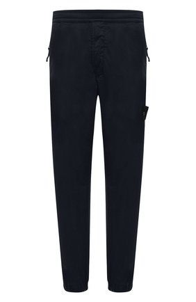 Мужские джоггеры из хлопка и шерсти STONE ISLAND темно-синего цвета по цене 26900 руб., арт. 7415317F2 | Фото 1 Мужские джоггеры из хлопка и шерсти STONE ISLAND темно-синего цвета, арт. 7415317F2 | Фото 1 (Материал внешний: Хлопок; Длина (брюки, джинсы): Стандартные; Силуэт М (брюки): Джоггеры; Стили: Спорт-шик)