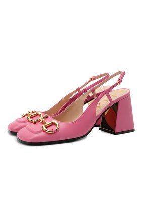 Женские кожаные туфли baby GUCCI розового цвета по цене 70500 руб., арт. 643892/C9D00 | Фото 1 Женские кожаные туфли baby GUCCI розового цвета, арт. 643892/C9D00 | Фото 1 (Подошва: Плоская; Каблук высота: Высокий; Каблук тип: Устойчивый; Материал внутренний: Натуральная кожа)