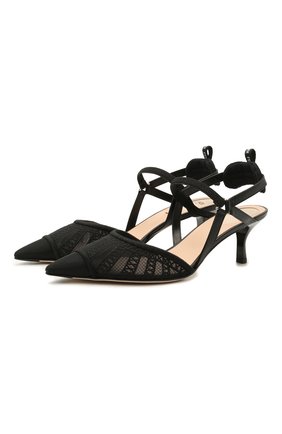 Женские текстильные туфли FENDI черного цвета по цене 76050 руб., арт. 8J8105 AEH4 | Фото 1 Женские текстильные туфли FENDI черного цвета, арт. 8J8105 AEH4 | Фото 1