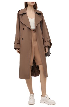 Женская кожаные ботинки ALEXANDER MCQUEEN белого цвета по цене 74600 руб., арт. 657568/WHZ80 | Фото 2 Женская кожаные ботинки ALEXANDER MCQUEEN белого цвета, арт. 657568/WHZ80 | Фото 2