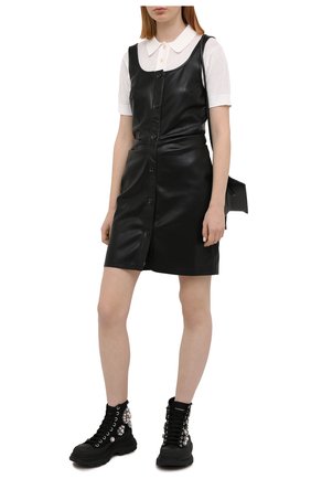 Женские текстильные ботинки tread slick ALEXANDER MCQUEEN черного цвета по цене 150500 руб., арт. 652246/W4L3I | Фото 2 Женские текстильные ботинки tread slick ALEXANDER MCQUEEN черного цвета, арт. 652246/W4L3I | Фото 2