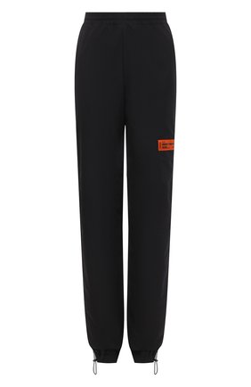 Женские джоггеры HERON PRESTON черного цвета по цене 47000 руб., арт. HWCA023R21FAB0011000 | Фото 1 Женские джоггеры HERON PRESTON черного цвета, арт. HWCA023R21FAB0011000 | Фото 1