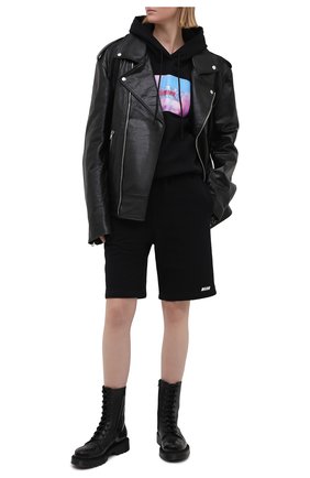 Женский хлопковое худи MSGM черного цвета по цене 21050 руб., арт. 3045MDM06 217299 | Фото 2 Женский хлопковое худи MSGM черного цвета, арт. 3045MDM06 217299 | Фото 2