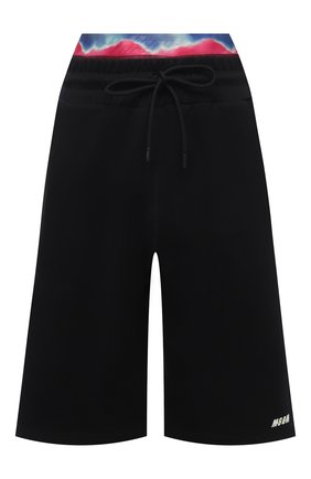 Женские хлопковые шорты MSGM черного цвета по цене 15600 руб., арт. 3045MDB01 217299 | Фото 1 Женские хлопковые шорты MSGM черного цвета, арт. 3045MDB01 217299 | Фото 1