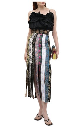 Женский топ MSGM черного цвета по цене 23800 руб., арт. 3042MDT106 217305 | Фото 2 Женский топ MSGM черного цвета, арт. 3042MDT106 217305 | Фото 2