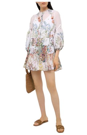 Женские кожаные шлепанцы TOD’S коричневого цвета по цене 42700 руб., арт. XXW05G0EM10MID | Фото 2 Женские кожаные шлепанцы TOD’S коричневого цвета, арт. XXW05G0EM10MID | Фото 2
