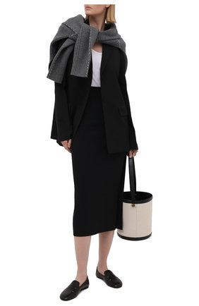 Женская юбка из вискозы JIL SANDER черного цвета по цене 89950 руб., арт. JSWS754316-WSY39148 | Фото 2 Женская юбка из вискозы JIL SANDER черного цвета, арт. JSWS754316-WSY39148 | Фото 2 (Женское Кросс-КТ: Юбка-одежда; Материал внешний: Вискоза; Стили: Кэжуэл; Длина Ж (юбки, платья, шорты): Миди)