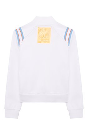 Детский толстовка KARL LAGERFELD KIDS белого цвета по цене 11600 руб., арт. Z25297 | Фото 2 Детский толстовка KARL LAGERFELD KIDS белого цвета, арт. Z25297 | Фото 2