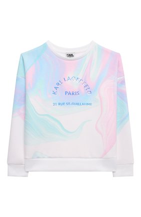 Детский свитшот KARL LAGERFELD KIDS белого цвета по цене 14850 руб., арт. Z15317 | Фото 1 Детский свитшот KARL LAGERFELD KIDS белого цвета, арт. Z15317 | Фото 1 (Рукава: Длинные; Материал внешний: Синтетический материал; Региональные ограничения белый список (Axapta Mercury): RU; Девочки Кросс-КТ: Свитшот-одежда; Ростовка одежда: 9 лет | 134 см, 12 лет | 152 см, 13 - 15 лет | 158 см, 16 лет | 164 см, 5 лет | 110 см, 7 лет | 122 см)