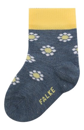 Детские хлопковые носки FALKE синего цвета, арт. 12988. | Фото 1 (Региональные ограничения белый список (Axapta Mercury): RU)