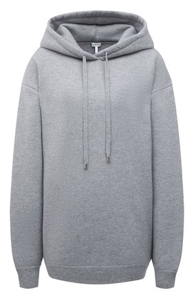 Женский кашемировое худи LOEWE серого цвета по цене 215000 руб., арт. S540Y14K42 | Фото 1 Женский кашемировое худи LOEWE серого цвета, арт. S540Y14K42 | Фото 1 (Материал внешний: Кашемир, Шерсть; Длина (для топов): Удлиненные; Рукава: Длинные; Стили: Спорт-шик; Женское Кросс-КТ: Худи-одежда, худи-трикотаж; Региональные ограничения белый список (Axapta Mercury): RU)
