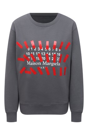Женский хлопковый свитшот MAISON MARGIELA серого цвета по цене 333000 тенге, арт. S29GU0081/S25503 | Фото 1 Женский хлопковый свитшот MAISON MARGIELA серого цвета, арт. S29GU0081/S25503 | Фото 1 (Материал внешний: Хлопок; Женское Кросс-КТ: Свитшот-одежда; Стили: Спорт-шик; Длина (для топов): Стандартные; Рукава: Длинные; Региональные ограничения белый список (Axapta Mercury): RU)