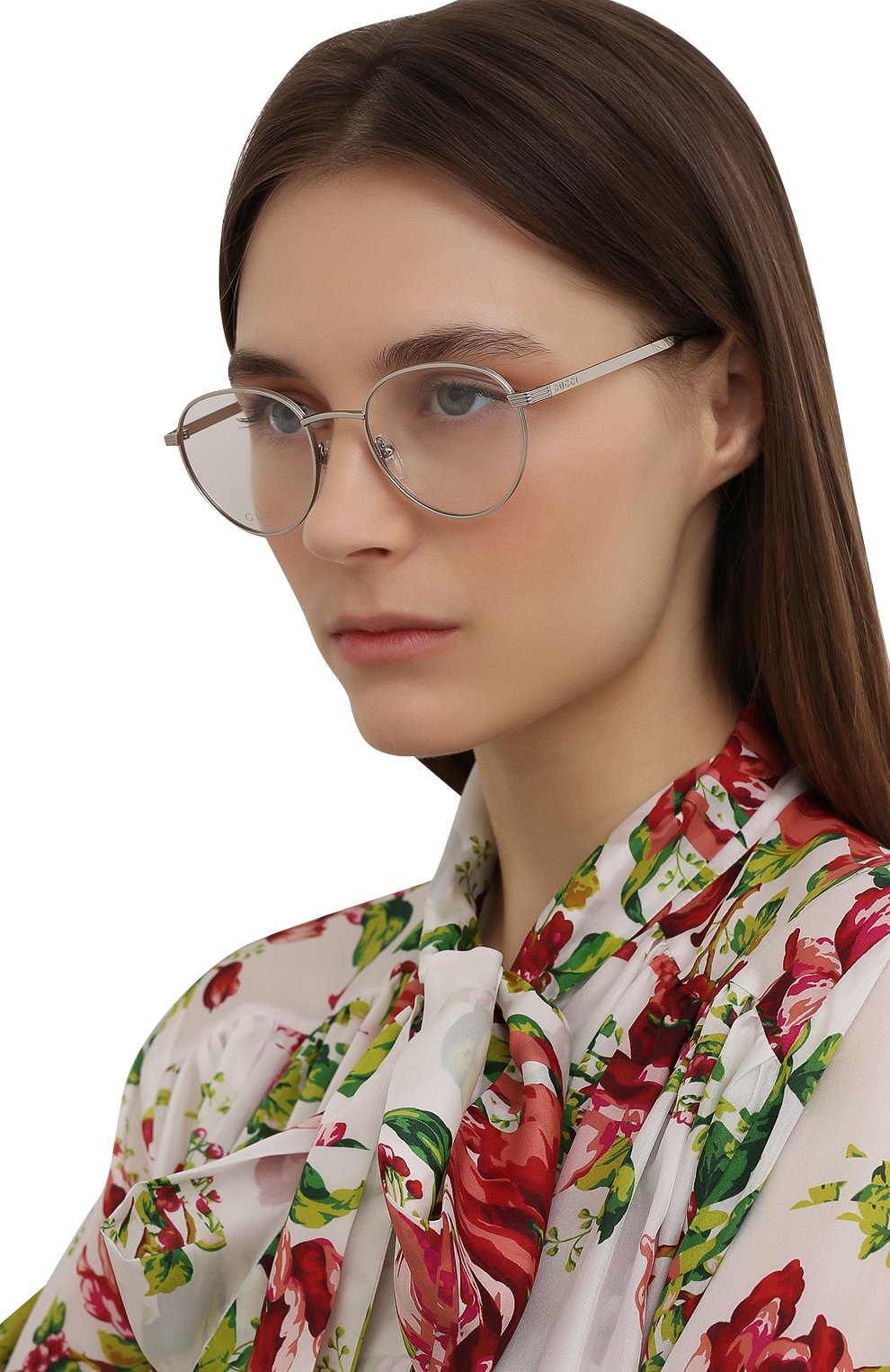 Женские оправа GUCCI серебряного цвета по цене 0 руб., арт. GG0942 001 | Фото 2 Женские оправа GUCCI серебряного цвета, арт. GG0942 001 | Фото 2 (Региональные ограничения белый список (Axapta Mercury): RU; Тип очков: Оправа; Кросс-КТ: Оправы-унисекс; Очки форма: Круглые; Оптика Гендер: оптика-унисекс)