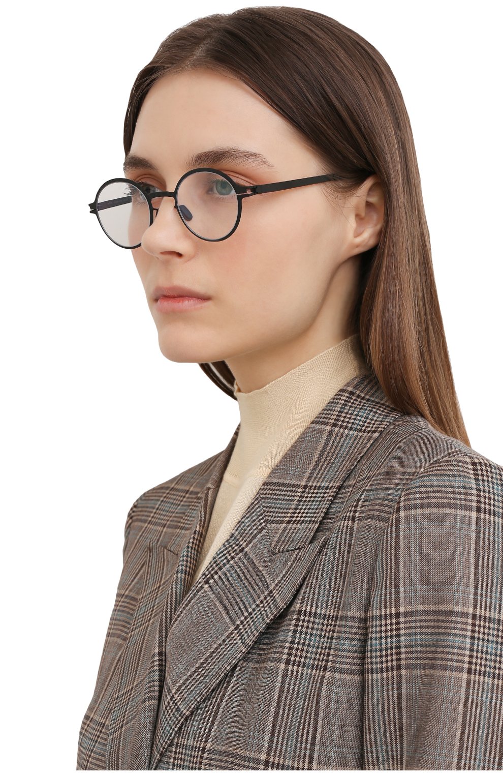 Женские оправа MYKITA черного цвета по цене 38050 руб., арт. GETZ/BLACK/CLEAR 002 | Фото 2 Женские оправа MYKITA черного цвета, арт. GETZ/BLACK/CLEAR 002 | Фото 2 (Очки форма: Круглые; Тип очков: Оправа; Оптика Гендер: оптика-унисекс)