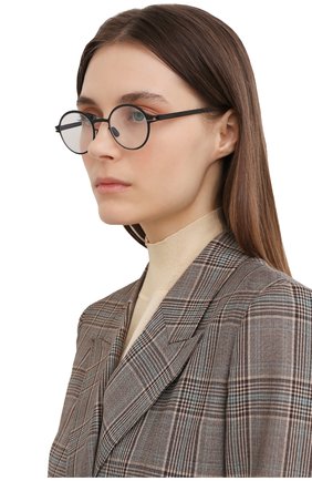 Женские оправа MYKITA черного цвета по цене 38050 руб., арт. GETZ/BLACK/CLEAR 002 | Фото 2 Женские оправа MYKITA черного цвета, арт. GETZ/BLACK/CLEAR 002 | Фото 2 (Очки форма: Круглые; Тип очков: Оправа; Оптика Гендер: оптика-унисекс)