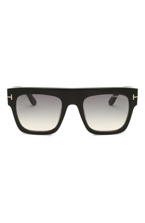 Женские солнцезащитные очки TOM FORD черного цвета, арт. TF847 01B | Фото 4 (Тип очков: С/з; Очки форма: Маска, Прямоугольные; Оптика Гендер: оптика-унисекс)