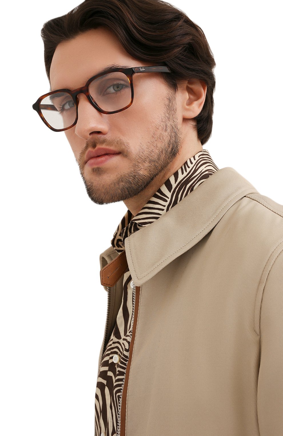 Женские оправа RAY-BAN коричневого цвета по цене 9600 руб., арт. 5390-2144 | Фото 3 Женские оправа RAY-BAN коричневого цвета, арт. 5390-2144 | Фото 3