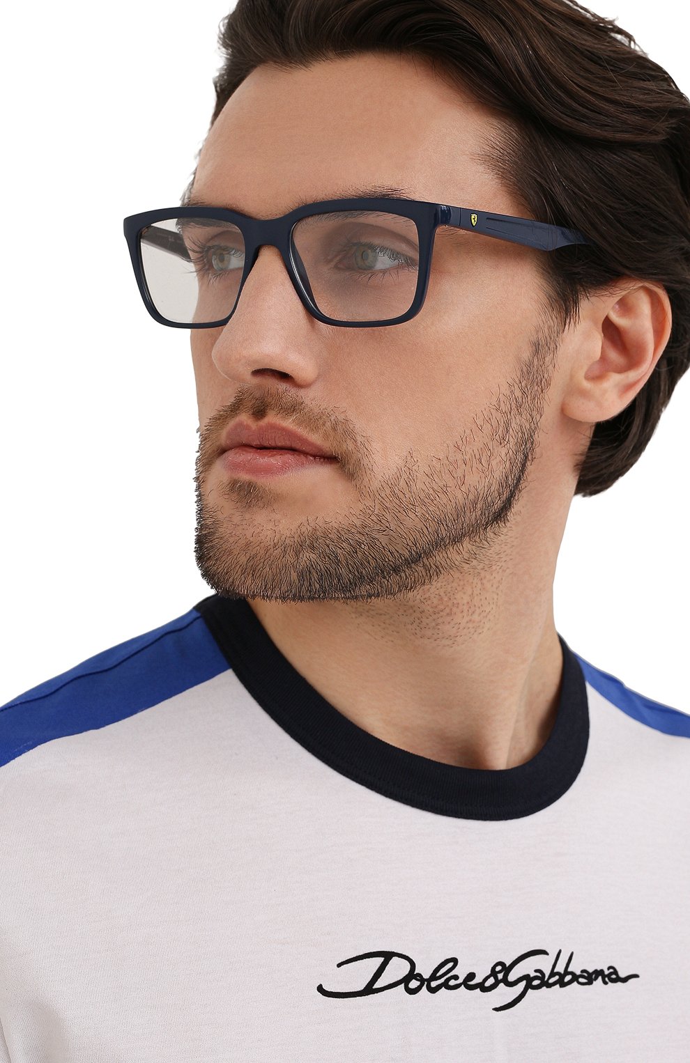 Женские оправа RAY-BAN синего цвета по цене 10800 руб., арт. 7192M-F621 | Фото 3 Женские оправа RAY-BAN синего цвета, арт. 7192M-F621 | Фото 3