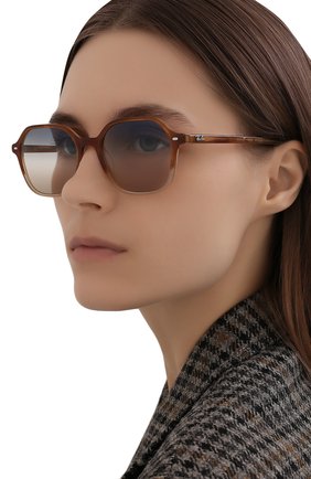Женские солнцезащитные очки RAY-BAN светло-коричневого цвета по цене 0 руб., арт. 2194-1328GD | Фото 2 Женские солнцезащитные очки RAY-BAN светло-коричневого цвета, арт. 2194-1328GD | Фото 2 (Кросс-КТ: С/з-унисекс; Региональные ограничения белый список (Axapta Mercury): RU; Тип очков: С/з; Очки форма: Круглые; Оптика Гендер: оптика-унисекс)