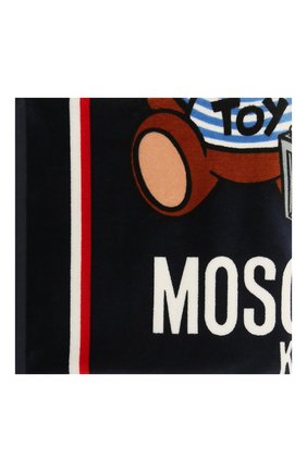 Детского хлопковое полотенце MOSCHINO синего цвета по цене 9385 руб., арт. HUX01B/LGA10 | Фото 2 Детского хлопковое полотенце MOSCHINO синего цвета, арт. HUX01B/LGA10 | Фото 2