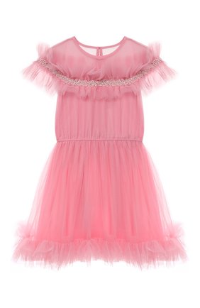 Детское платье TUTU DU MONDE розового цвета по цене 15800 руб., арт. TDM6250/4-11 | Фото 1 Детское платье TUTU DU MONDE розового цвета, арт. TDM6250/4-11 | Фото 1 (Материал внешний: Синтетический материал; Материал подклада: Хлопок; Девочки Кросс-КТ: Платье-одежда; Рукава: Короткие; Ростовка одежда: 10 - 11 лет | 140 - 146см, 4 года | 104 см, 6 лет | 116 см, 8 лет | 128 см)