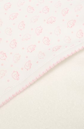 Детского комплект из полотенца и рукавицы KISSY KISSY розового цвета по цене 3580 руб., арт. 48609 | Фото 4 Детского комплект из полотенца и рукавицы KISSY KISSY розового цвета, арт. 48609 | Фото 4